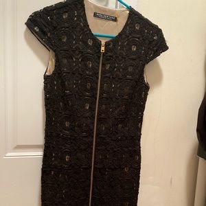 Andrew Marc, Black lace, short, 4